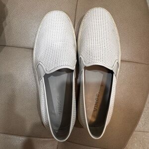 Vince women’s Blair White Slip-On Shoes